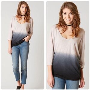 NWT •Free People• Black Strawberry Top